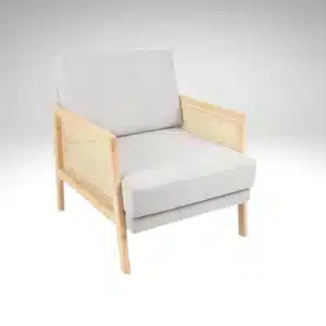 silla madera rattan